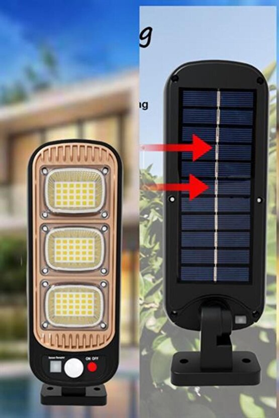 Sensörlü Güneş Enerjisi İle Şarj Olabilen Duvara Monte Solar Aydınlatma GL-84069