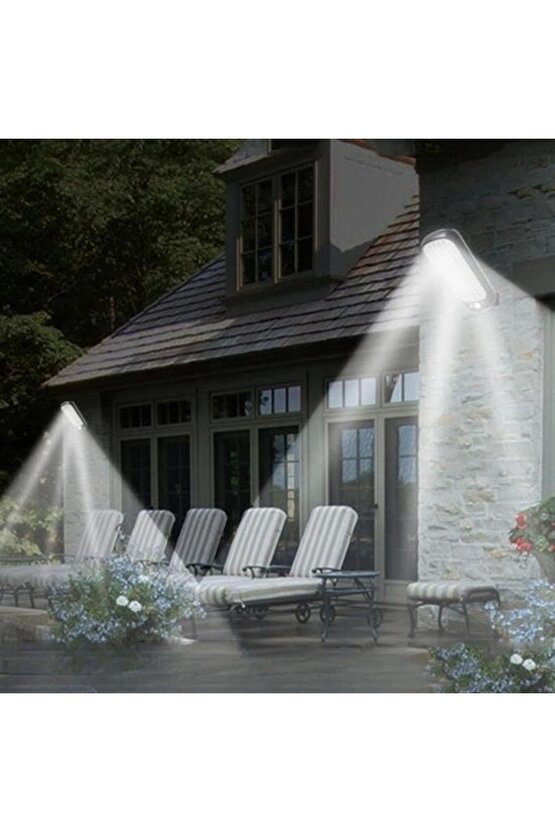 Sensörlü Güneş Enerjisi Ile Şarj Olabilen Duvara Monte Solar Aydınlatma Gl-84069 (5047)