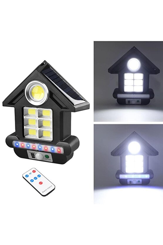 Pm-14327 Cl-s180 Solarlı Kumandalı 81 Ledli Sensörlü Kapı Aydınlatması