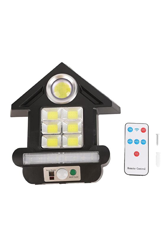 Pm-14327 Cl-s180 Solarlı Kumandalı 81 Ledli Sensörlü Kapı Aydınlatması