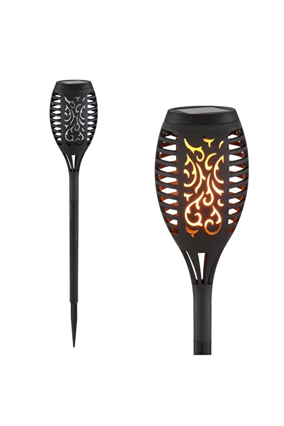 Ledon Ld-7002s 12 Ledli Alevli Solar Bahçe Aydınlatma