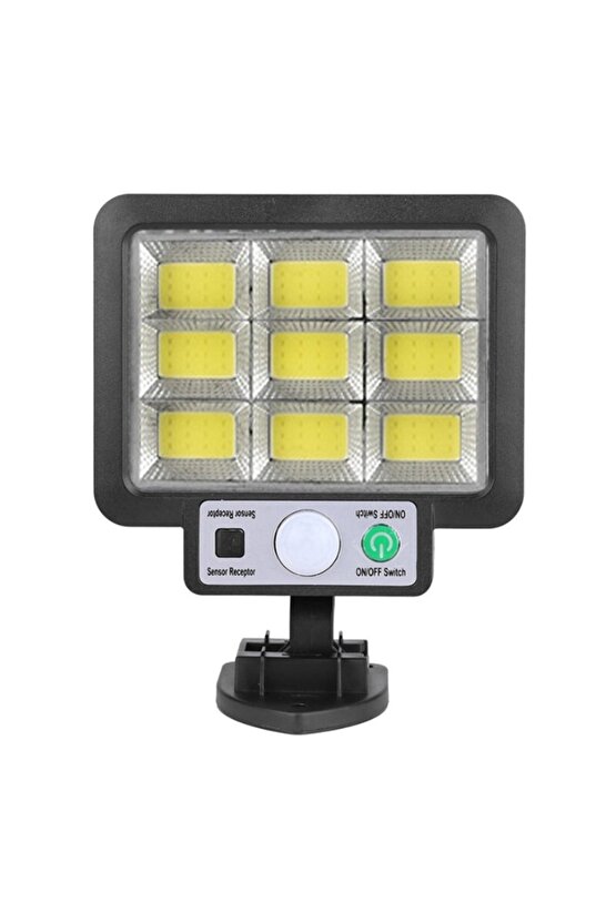 Jx-f72 Solar Panelli Hareket Sensörlü Üç Modlu Duvar Lambası