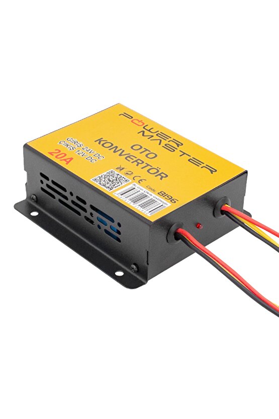 Ebayhrn Pm-8196 24v Dc  12v Dc 20 Amper Oto Konvertör