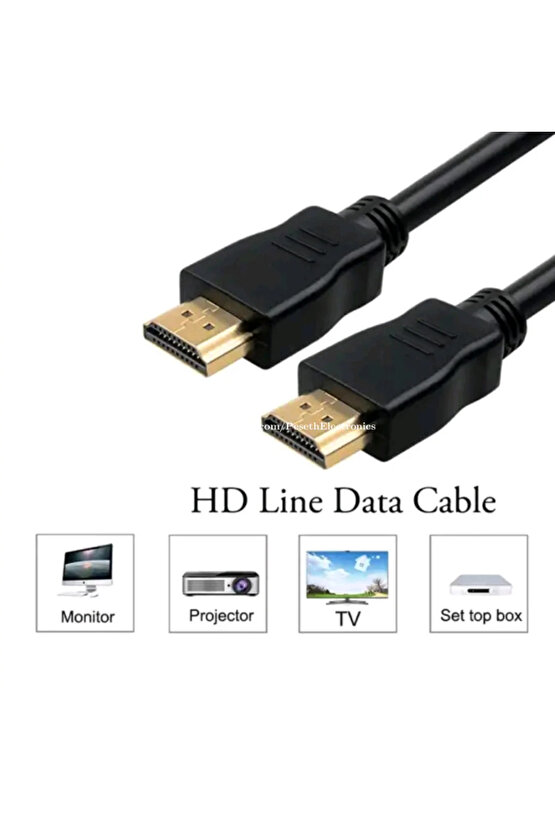 5 Metre HDMI Kablo Full HD , Uyumlu Yüksek Hızlı HDMI kablosu