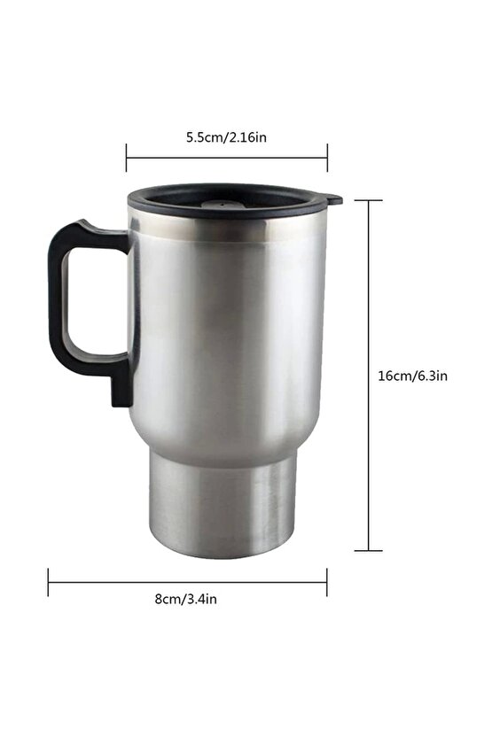 Pm-140z Paslanmaz Çelik 12 Volt Araç Termos Klc A-103