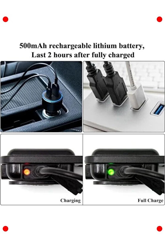 Çok Fonksiyonlu Şarj Edilebilir Mini LED Fener