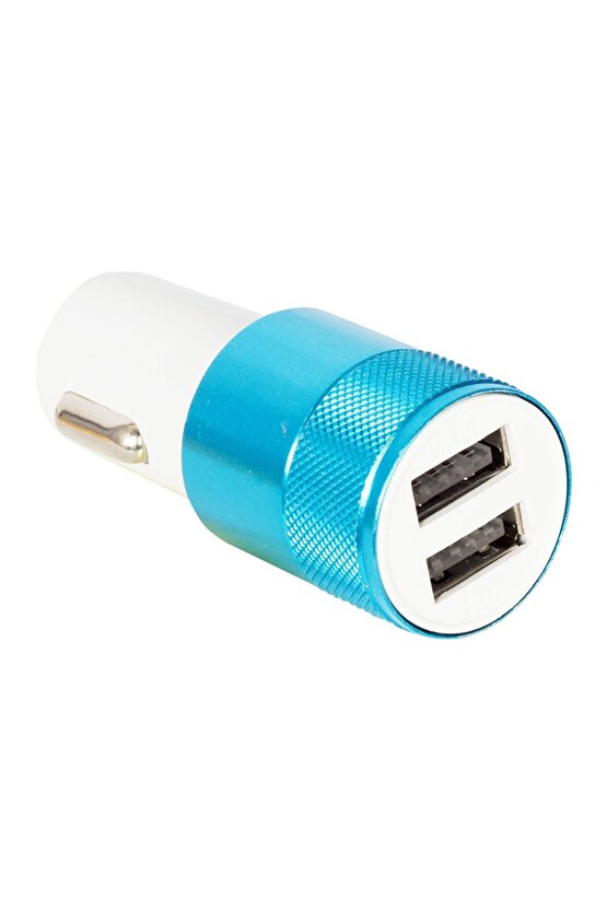 ShopZum USB 2 PORT 5 VOLT 2.1 AMPER ÇAKMAK ARAÇ ŞARJI