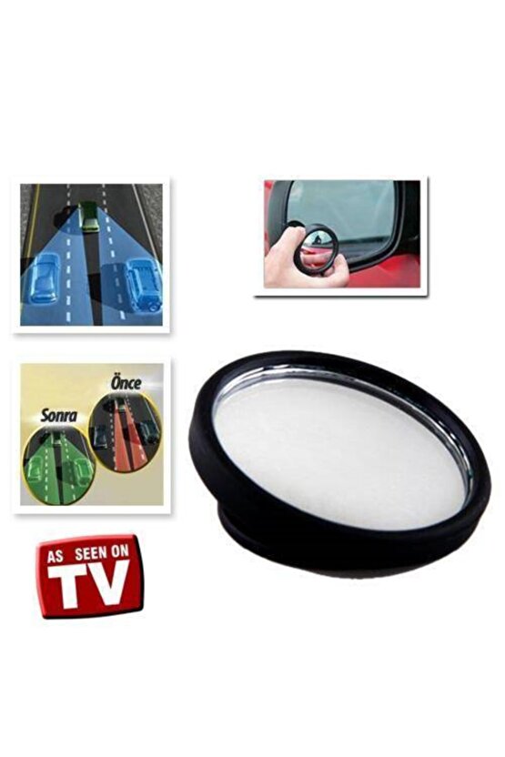 Aveo 2 Adet Ayarlanabilir 360 Derece Dönen Kör Nokta Ayna Seti