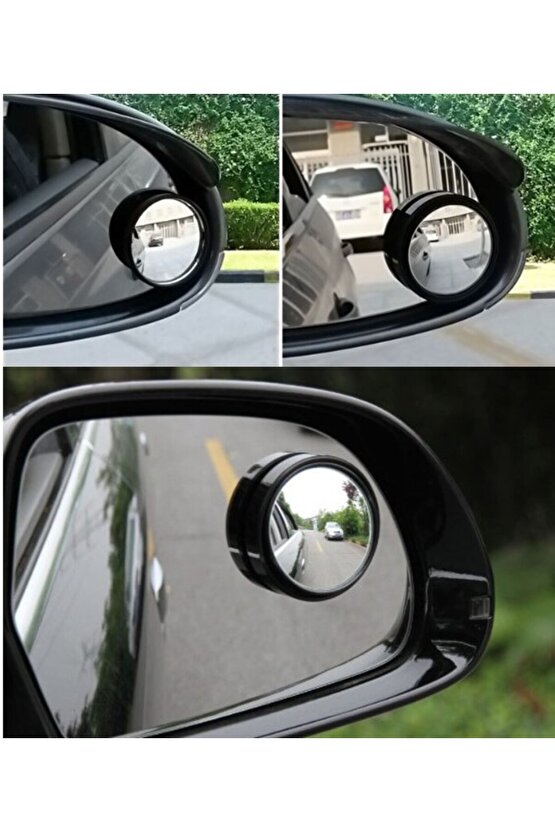 Araba Kör Nokta Ayna Seti 2 Adet Oto Dikiz Ayna Araba Dış Aksesuar HD Yuvarlak Ayna