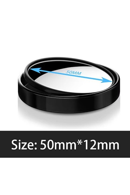 HVT® Ayarlanabilir Kör Nokta Aynası Siyah 2 Adet CM-031