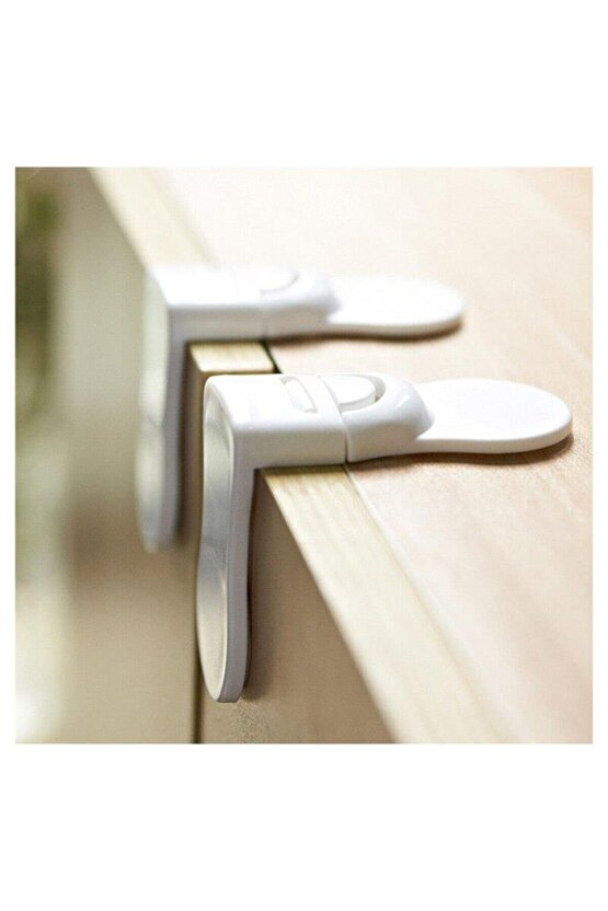 Çocuk Koruma Kilidi 2 Adet Köşe Bebek Güvenlik Kilit Dolap Çekmece Kilidi