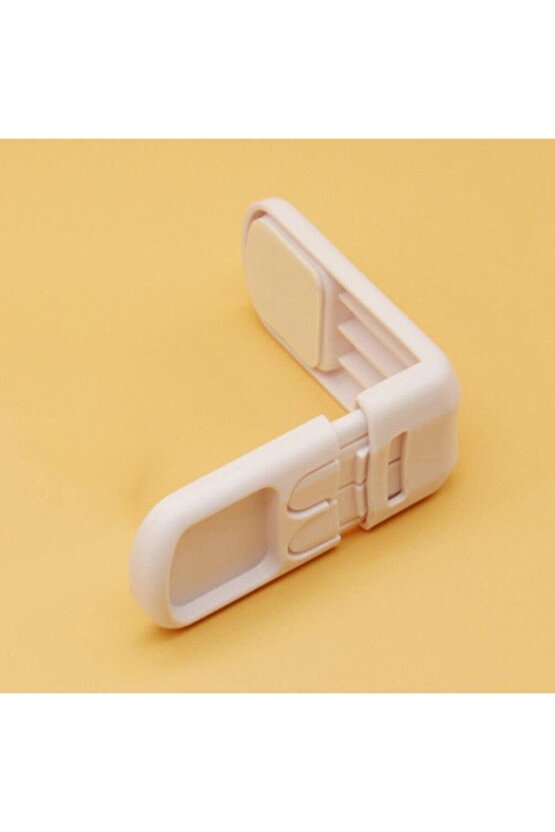 Çocuk Koruma Kilidi 2 Adet Köşe Bebek Güvenlik Kilit Dolap Çekmece Kilidi