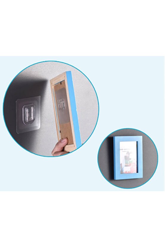 Ev Dekorasyon Geçmeli Klips Eşya Sabitleme Askısı 1 Set