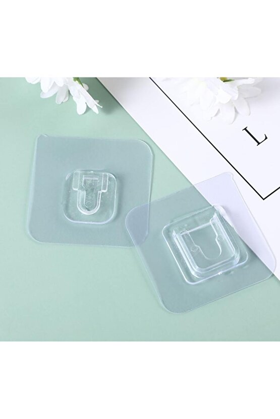 Geçmeli Klips Eşya Sabitleme Askısı 5 SET