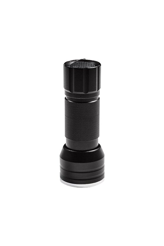 UV IŞINLI 21 LEDLİ 10 CM METAL KASA PİLLİ EL FENERİ (4776)