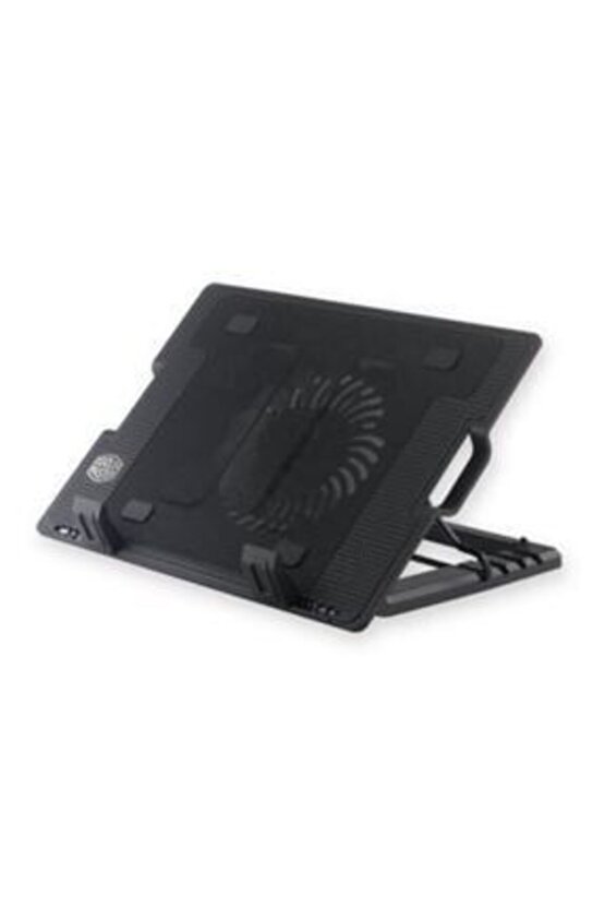 Siyah Işıklı Led Fanlı Çift Usb 2.0 Notebook Soğutucu Fan Nb339