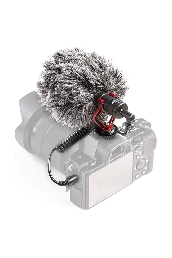 BOYA BY-MM1 PROFESYONEL SÜNGERLİ KARDİYOT KONDENSER MİKROFON (4887)