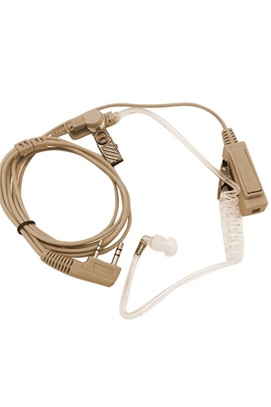 PMR EL TELSİZİ ASELSAN A446 TEN RENGİ KULAKLIK SPİRAL ARKALIKLI  WLN PMR-446(EL TELSİZ) (4251)