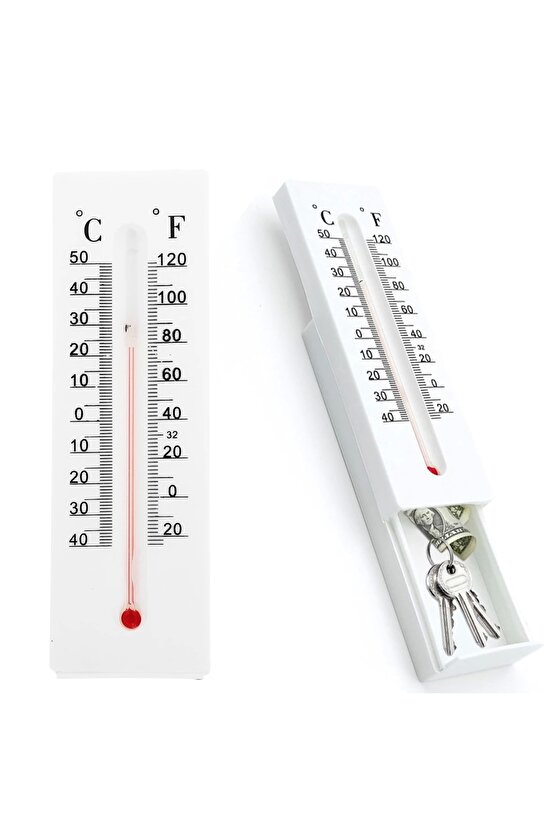 DEKORATİF GİZLİ BÖLMELİ TERMOMETRE (4887)