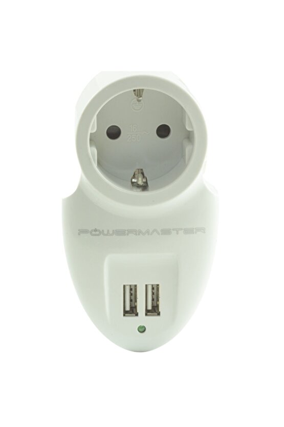 2 Usbli Tekli Termal Akım Korumalı Priz 4911