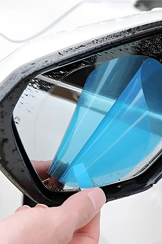 Universal Dikiz Aynası Su Tutmayan Film 2’li Paket Yağmur Kaydırıcı Buğu Önleyici Oto Aksesuar