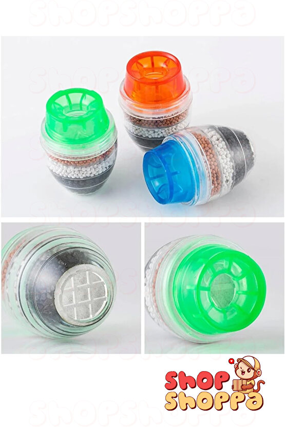 5 Katmanlı Aktif Karbon Su Arıtma Aparatı, Su Temizleme Filtresi, Musluk Başlığı, Musluk Ucu