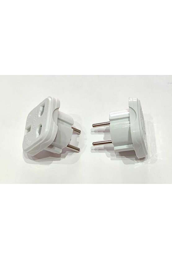 2 ADET İNGİLİZ FİŞ ADAPTÖR ÇEVİRİCİ İNGİLİZ-TÜRKİYE ÇEVİRİCİ PRİZ ADAPTÖRÜ