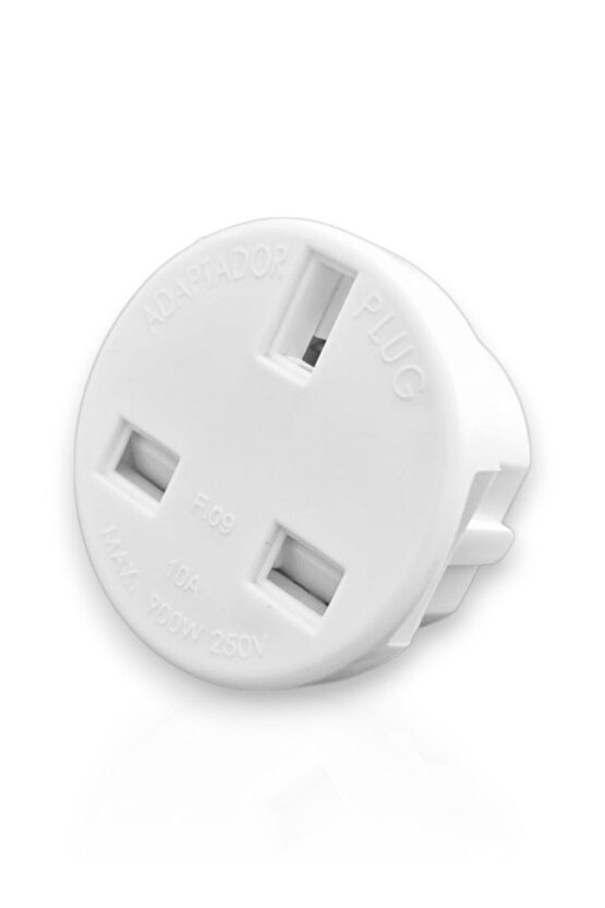 1 Adet İngiliz Fiş Adaptörü İngiltere Türkiye Priz Dönüştürücü Çevirici