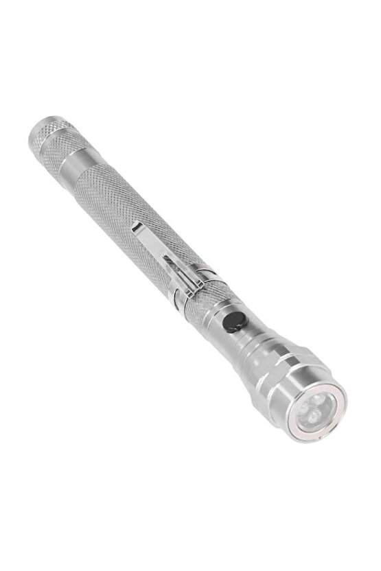 MX-2808 Mıknatıslı 360 Derece Döner Başlıklı 3 Ledli Beyaz Işık El Feneri