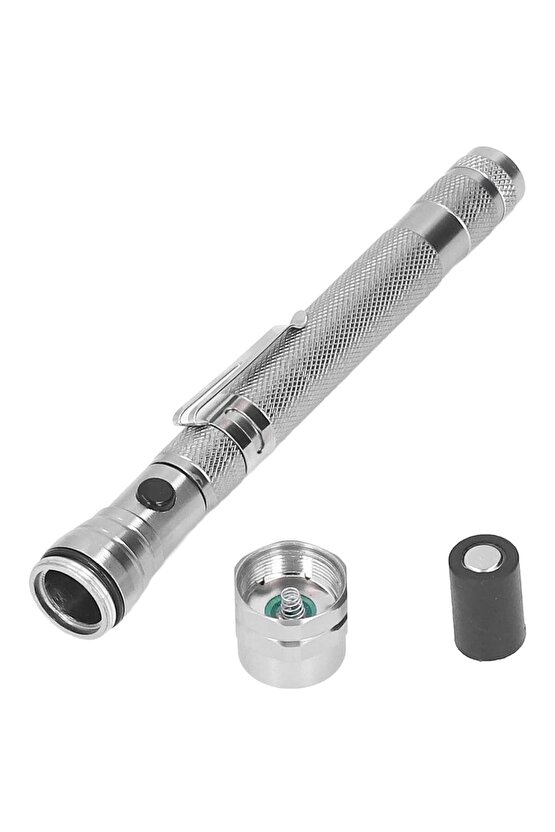 MX-2808 Mıknatıslı 360 Derece Döner Başlıklı 3 Ledli Beyaz Işık El Feneri