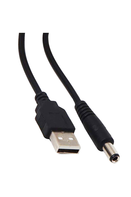 M3lfs- Usb Erkek 5.5*2.5 Uçlu Adaptör Jackli 1 Mt Kablo