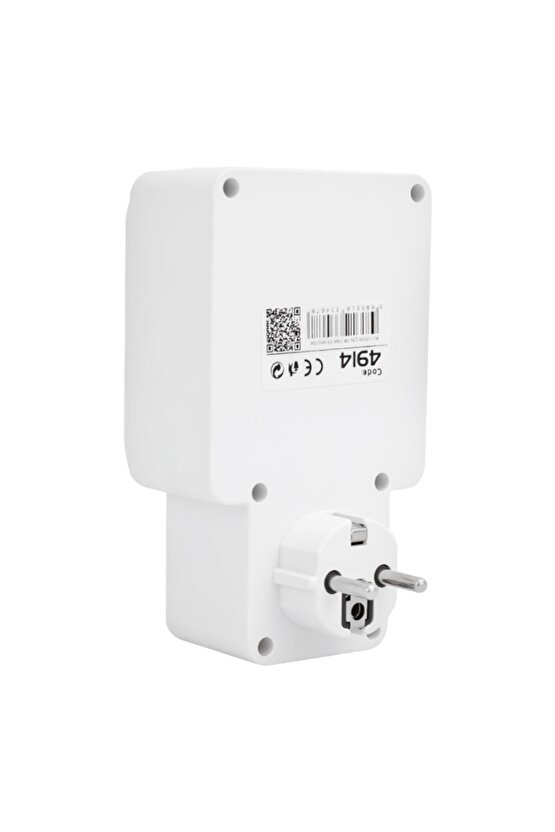 POWERMASTER PM-4914 220 VOLT - 16 AMPER TEKLİ AKIM KORUMALI SİGORTALI PRİZ