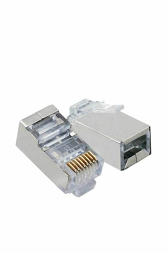 S-Lınk Sl-M66 Cat-6E 100 Adet Ftp Konnektör Metal Uçlu
