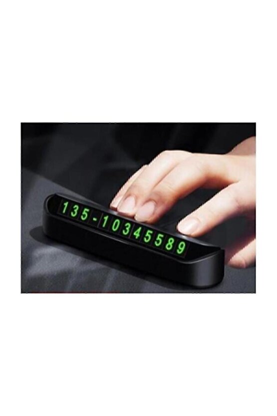 Araç Park Numaratör Numaratik Parktel Numaralık Park Tel Fosforlu