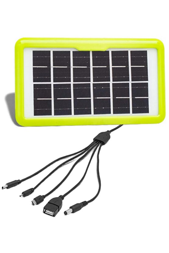 Güneş Panelli Cihaz Şarj Ünitesi – 6V 3.5W 0.58A Mini Solar Pane l(AÇIKLAMA OKUYUNUZ)