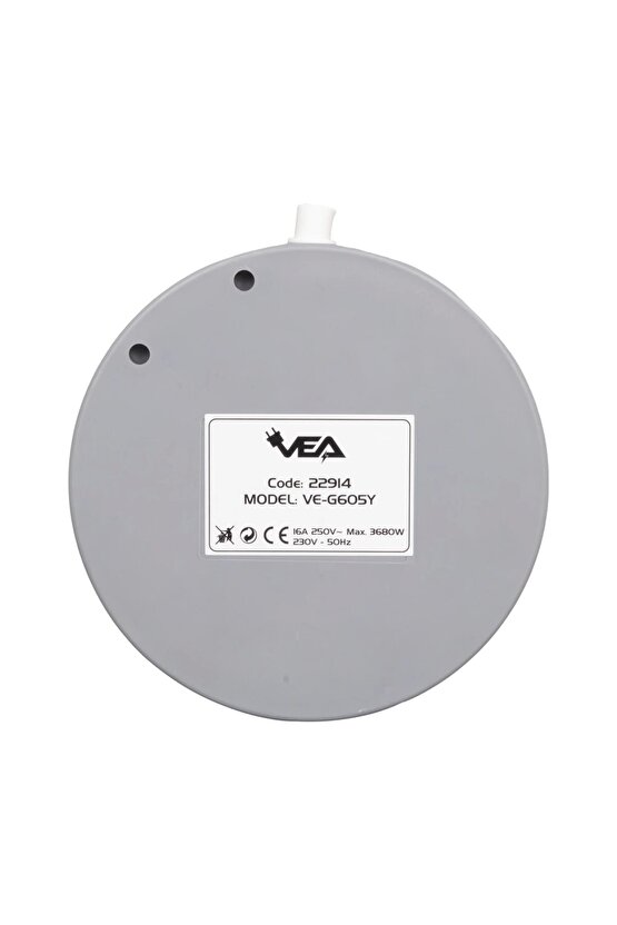 5Lİ ANAHTARLI 1.5 METRE GRUP PRİZ VE-G605Y (4172)
