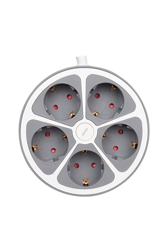 Vea Ve-G605Y 5Li Anahtarlı 1.5 Metre Grup Priz