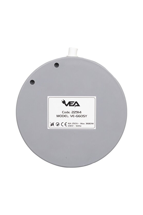 VEA VE-G605Y 5Lİ ANAHTARLI 1.5 METRE GRUP PRİZ