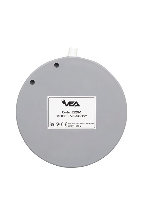 5Lİ ANAHTARLI 1.5 METRE GRUP PRİZ VE-G605Y (4887)