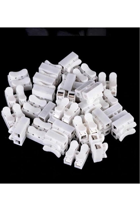 aclyashop Lua Mandallı Vidasız Klemens Basmalı Tip 2 li 2 pin 100lü Paket NewDesing 1058548