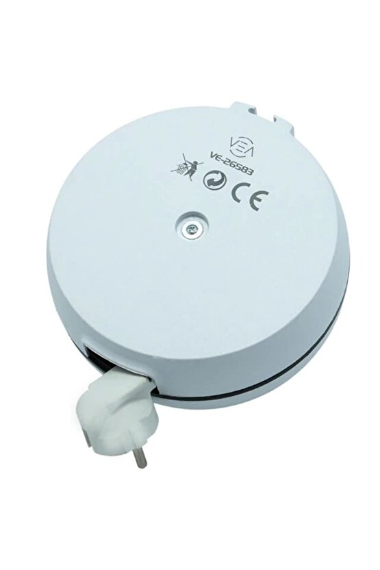 VE-26583 3LÜ 1.5 Metre Kablolu 3 USB  TYPE-C Girişli Akım Korumalı Grup Priz