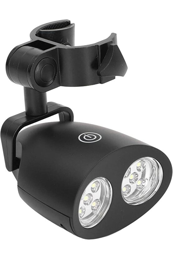 Pilli Bisiklet Farı 10 LED’li | 450 Lümen 4W Mangal ve Kamp Lambası