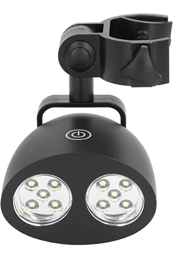 Pilli Bisiklet Farı 10 LED’li | 450 Lümen 4W Mangal ve Kamp Lambası