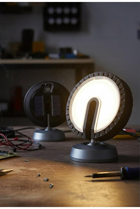 25W USB - Type-C Girişli COB LED’li Solar Çalışma Lambası | Tek Yönlü 180° Aydınlatma