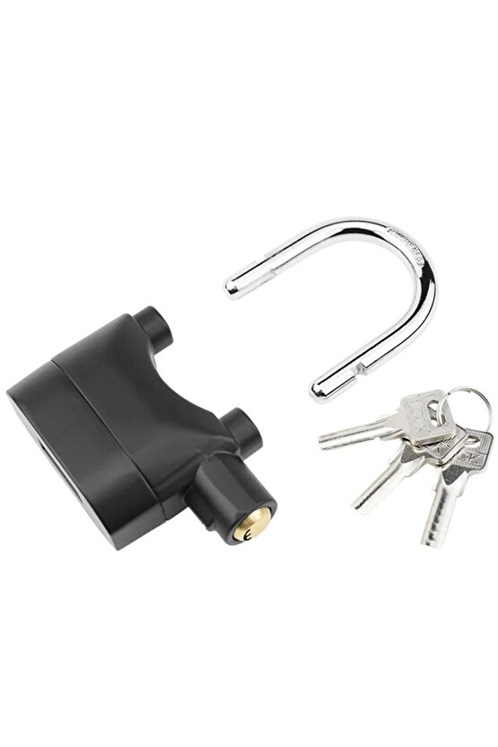 Sesli Alarm Özellikli 110 Desibel Asma Kilit | Hırsızlığa Karşı Akıllı Güvenlik Kilidi