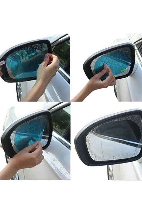 Dikiz Aynası Su Tutmayan Film 100x140 mm – 2’li Set, Yağmur Kaydırıcı Koruma Filmi