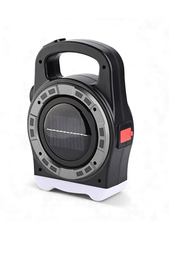 Güneş Enerjili 20W COB LED Lamba – 3 Modlu Şarj Edilebilir Kamp Işıldak