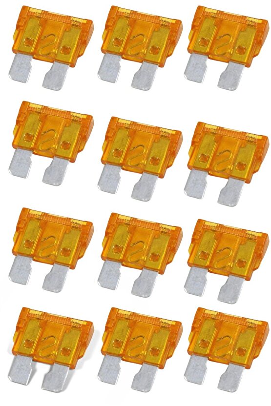 12 Adet Bıçaklı Oto Sigorta 5 Amper – Araç Elektrik Koruma Sigortası