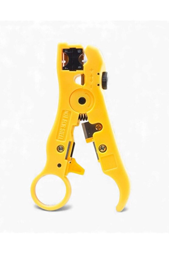 Koaksiyel Flat Kablo Soyucu | RG59 RG6 RG7 RG11 Uyumlu, Kamera ve CATV Kabloları İçin