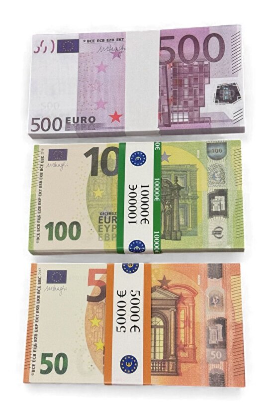 3’lü Şaka ve Düğün Atma Parası Seti – 500 €, 100 € ve 50 € Oyun Parası, Film, Fotoğraf, Parti, Kına